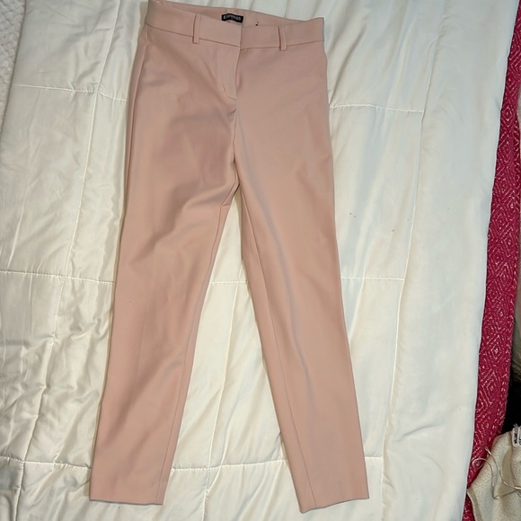 Express Pants - Light pink express skinny dress pants